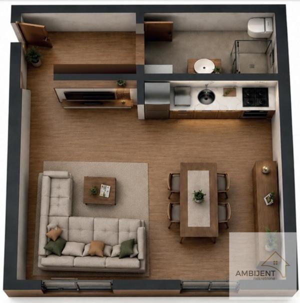 Slika 4 - Jednosoban stan na prodaju, 27m2, 92.870€