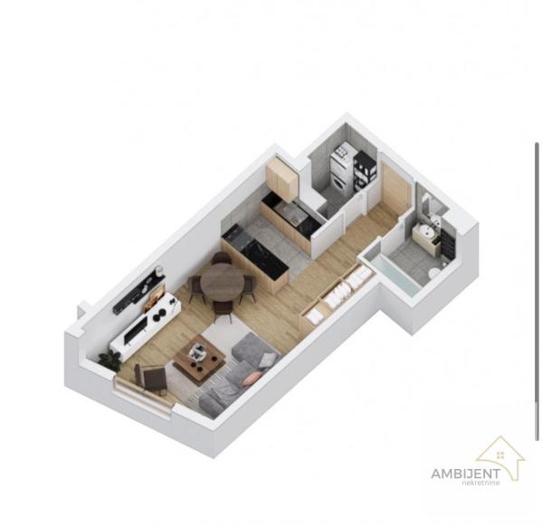 Slika 11 - Jednosoban stan na prodaju, 36m2, 123.488€