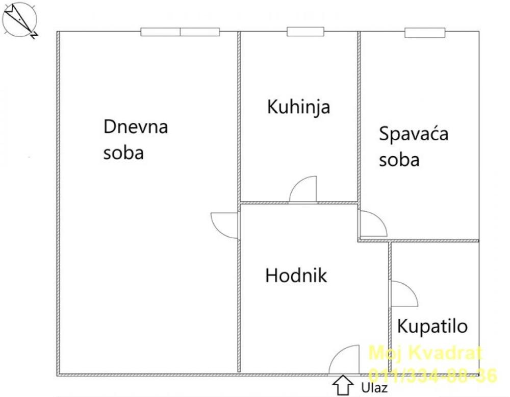Slika 9 - Jednoiposoban stan na prodaju, 45m2, 157.000€