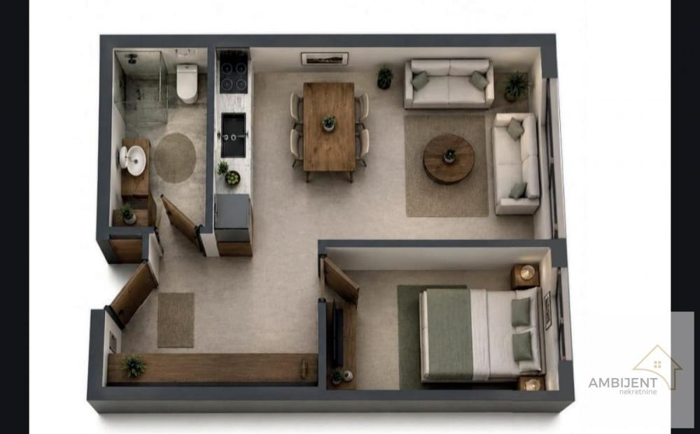 Slika 5 - Dvosoban stan na prodaju, 38m2, 133.138€