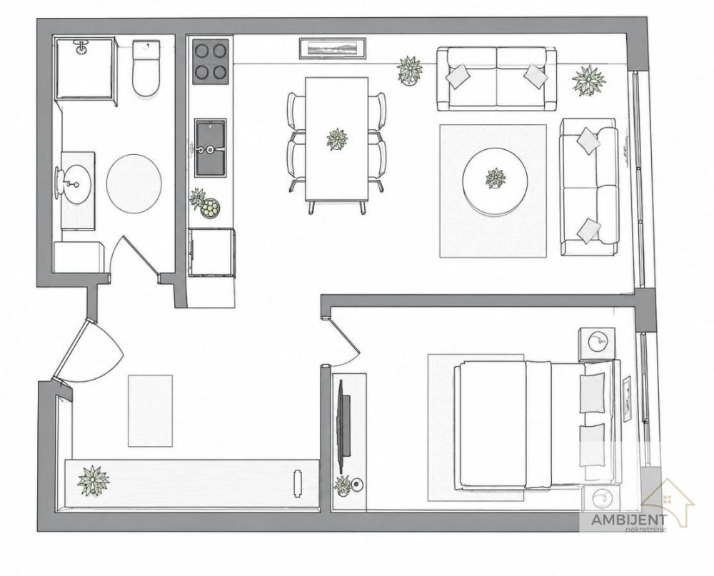 Slika 6 - Dvosoban stan na prodaju, 38m2, 133.138€