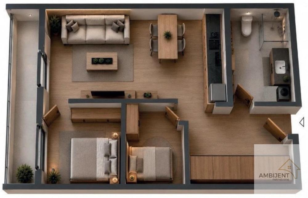 Slika 6 - Trosoban stan na prodaju, 51m2, 168.003€