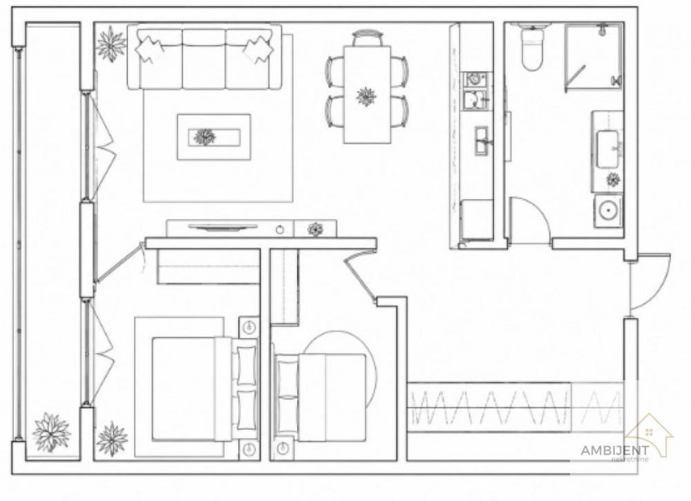 Slika 7 - Trosoban stan na prodaju, 51m2, 168.003€