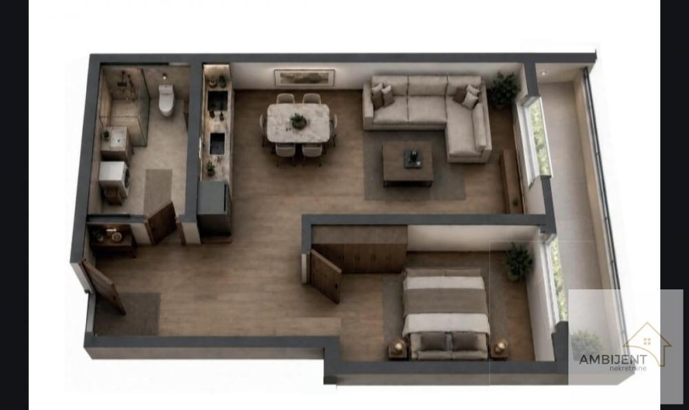 Slika 5 - Dvosoban stan na prodaju, 43m2, 143.717€