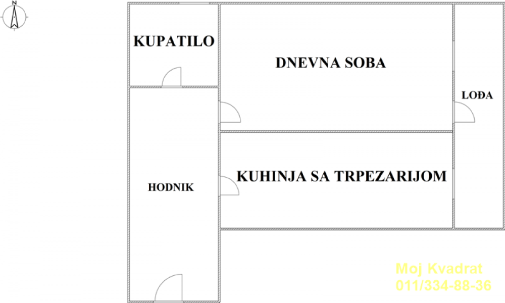 Slika 5 - Jednosoban stan na prodaju, 43m2, 120.000€