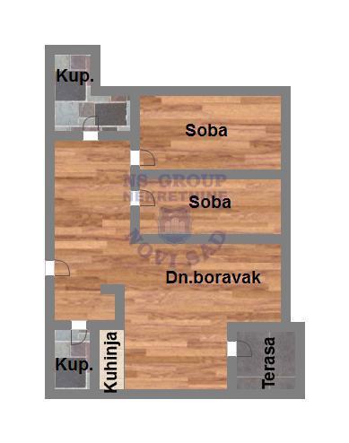 Glavna slika -Dvoiposoban stan na prodaju,  65m2, 167.090€