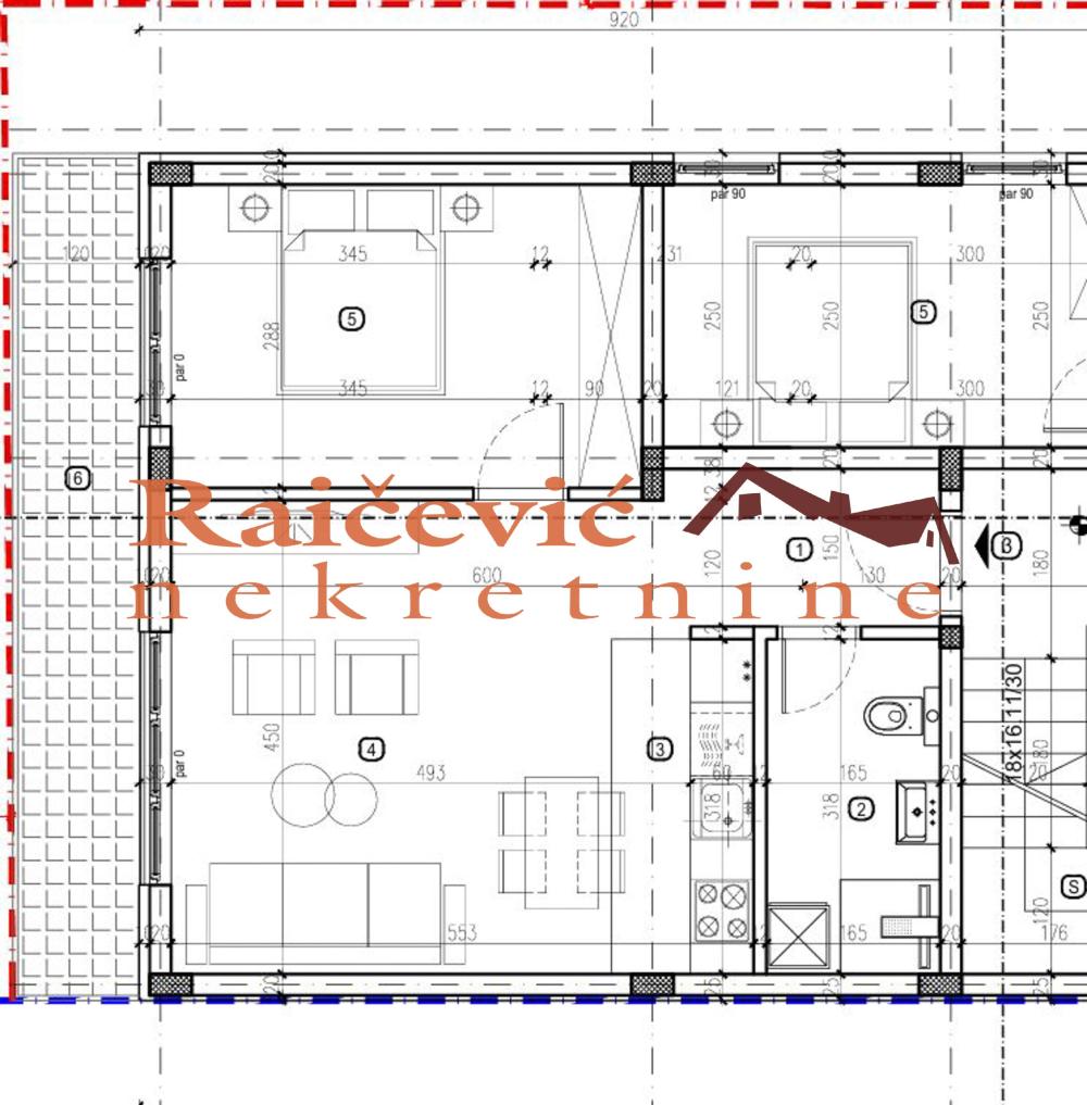Slika 2 - Tikveska, Dvosoban stan na prodaju, 55m2, 191.030€