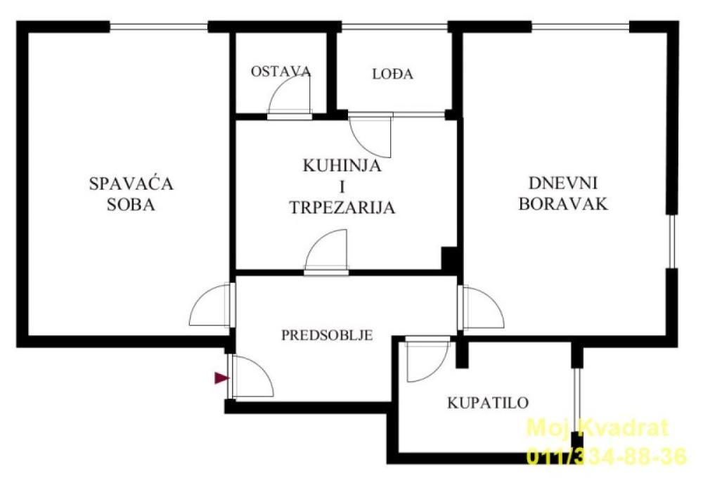 Slika 8 - Dvosoban stan na prodaju, 59m2, 134.999€