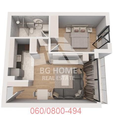 Glavna slika -Beranska, Dvosoban stan na prodaju, 44m2, 128.934€