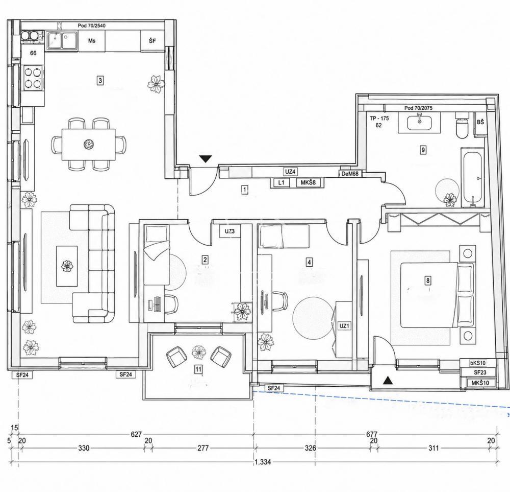 Glavna slika -Vojvode Stepe, Troiposoban stan na prodaju, 77m2, 277.000€