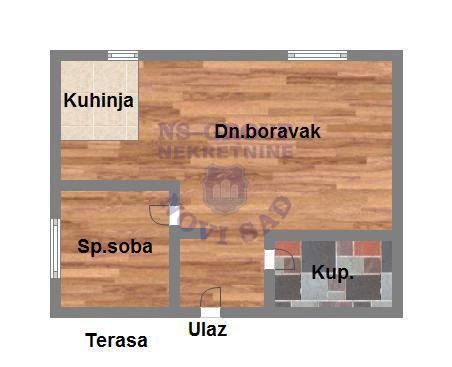 Slika 1 - Jednoiposoban stan na prodaju, 32m2, 57.680€