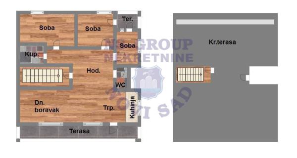 Slika 1 - Četvorosoban stan na prodaju, 98m2, 278.660€