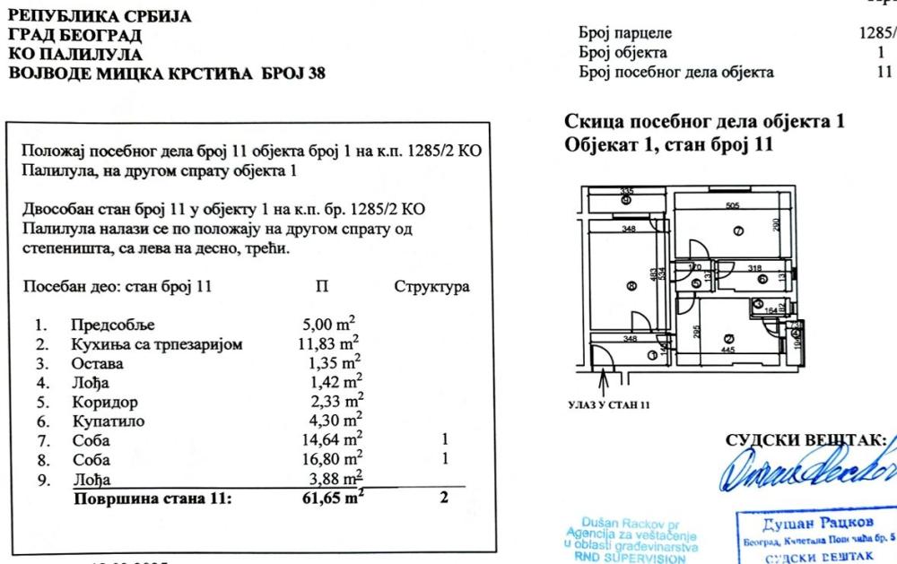 Slika 0 - Marijane Gregoran, Dvosoban stan na prodaju, 62m2, 159.900€