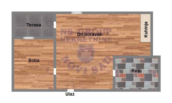 Slika 1 -  Stan na prodaju, 41m2