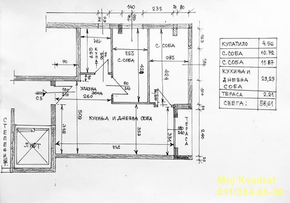 Glavna slika -Dvoiposoban stan na prodaju, 59m2, 206.500€