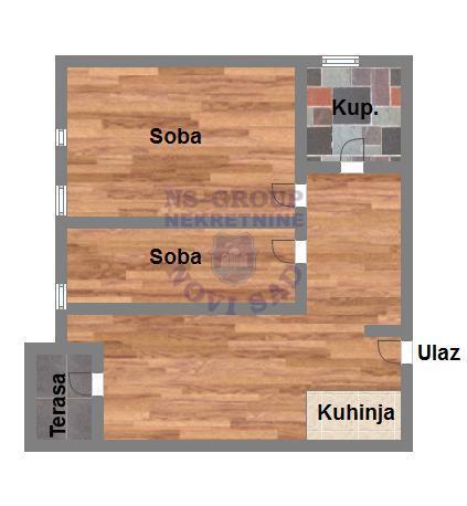 Glavna slika -Dvoiposoban stan na prodaju,  52m2
