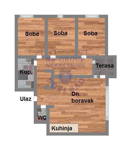 Glavna slika -Troiposoban stan na prodaju,  71 m2, 182.640€