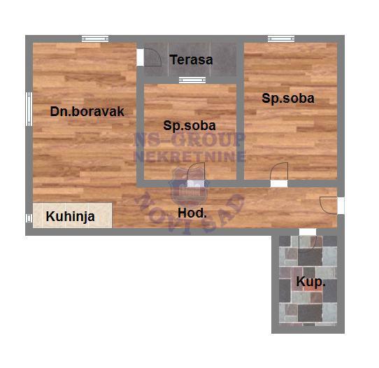 Slika 11 - Trosoban stan na prodaju, 61m2, 172.840€