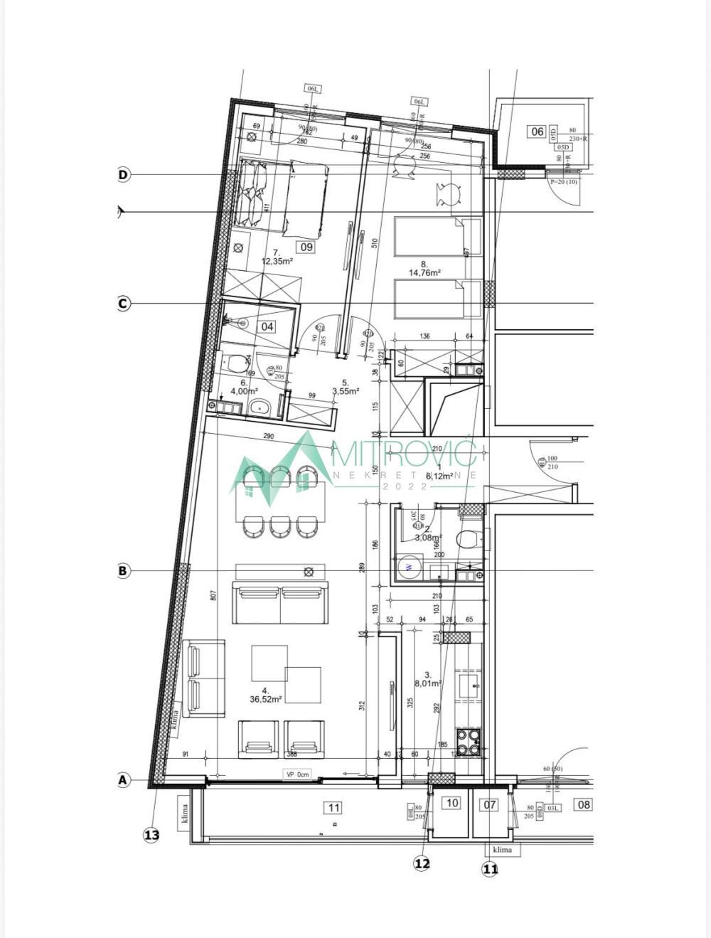 Glavna slika -Trosoban stan na prodaju, 95m2, 334.750€