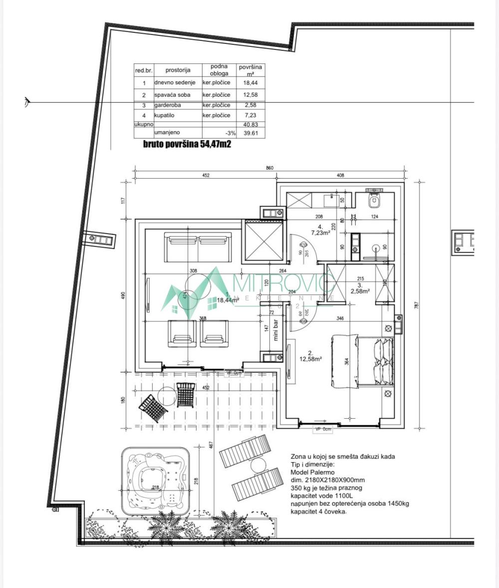 Slika 1 - Trosoban stan na prodaju, 95m2, 334.750€