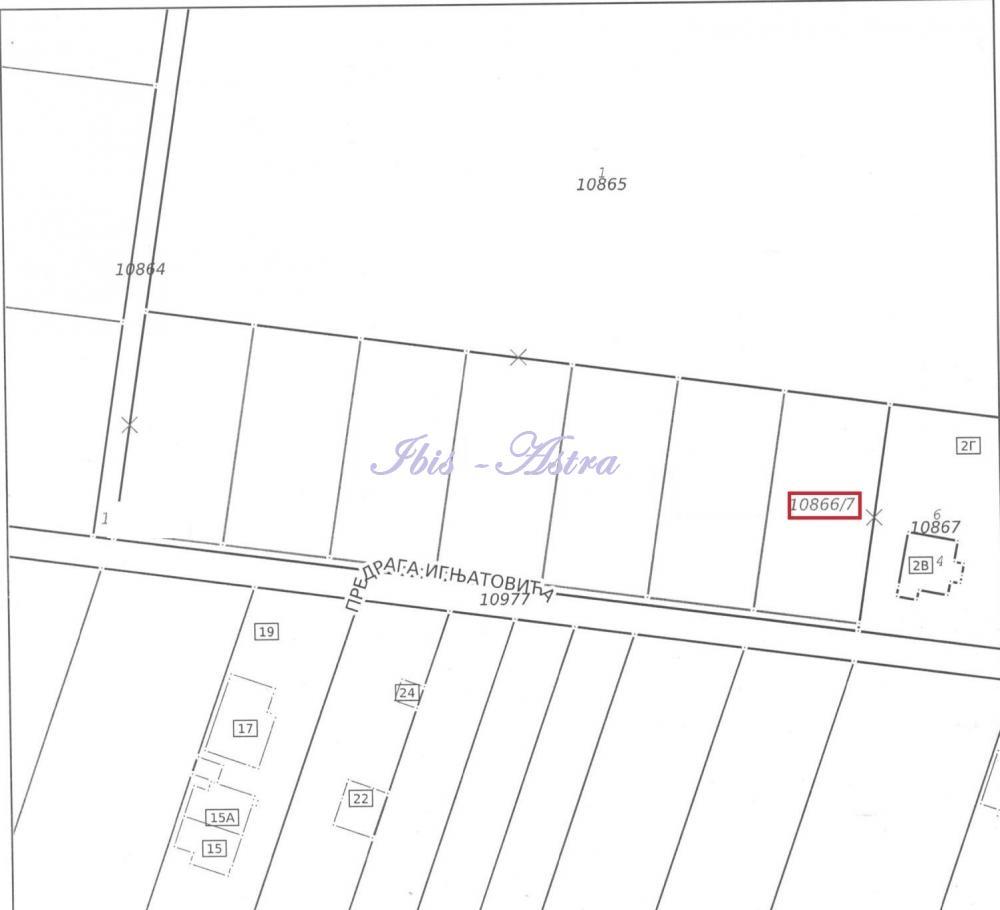 Glavna slika -Predraga Ignjatovića Plac na prodaju, Palilula, Borča, 48.000€