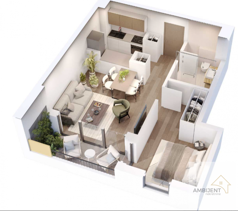 Slika 5 - Dvosoban stan na prodaju, 46m2, 134.000€