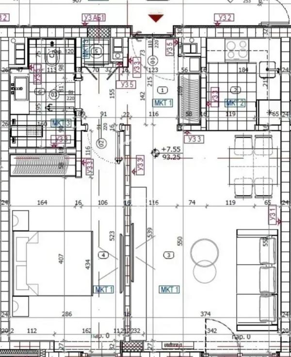 Slika 2 - Vojvođanska, Dvosoban stan na prodaju, 51m2, 139.950€