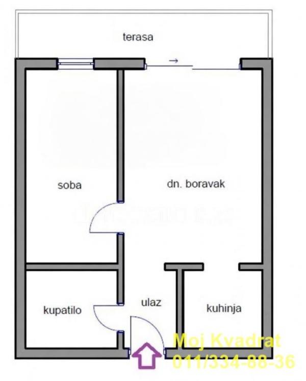 Slika 5 - Jednoiposoban stan na prodaju, 46m2, 179.000€