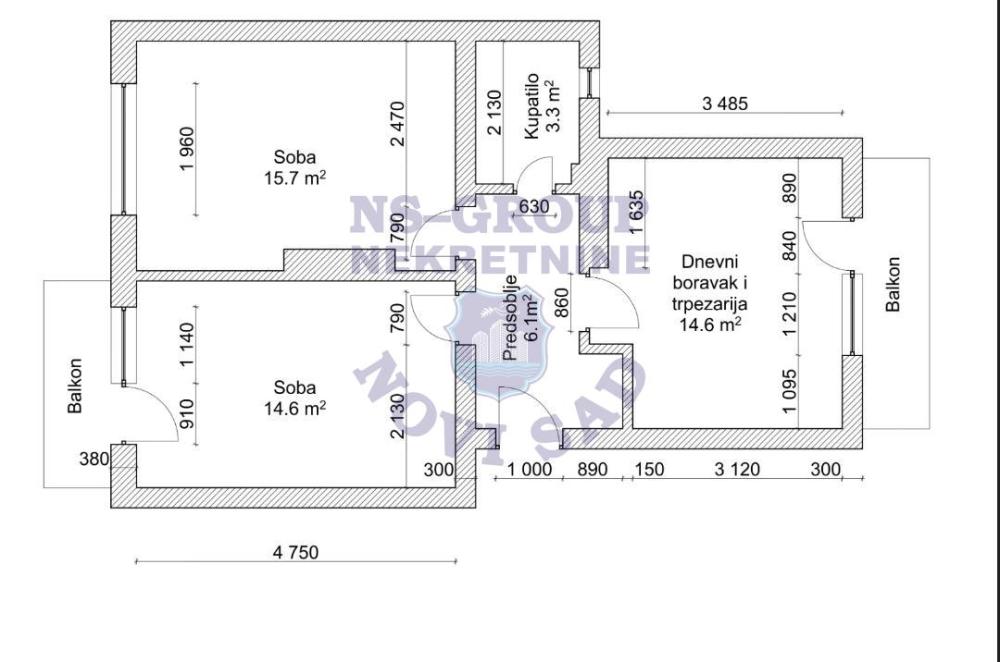 Slika 11 - Dvosoban stan na prodaju, 60m2, 154.000€