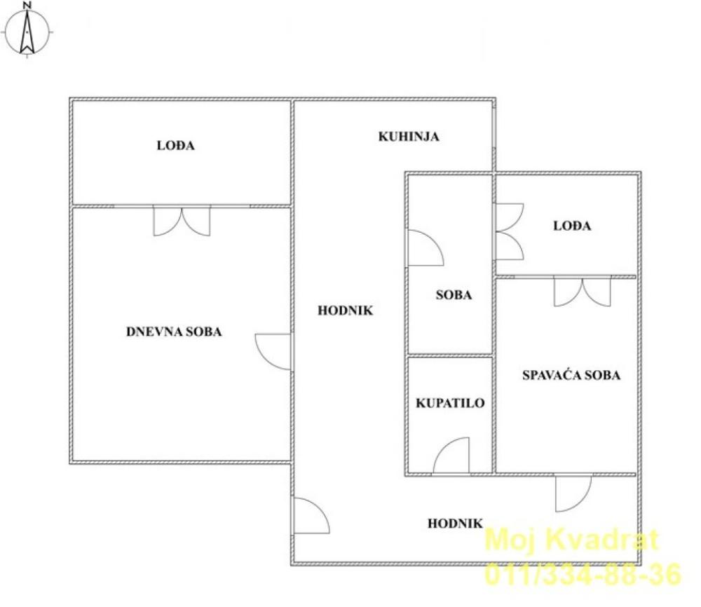 Slika 8 - Dvoiposoban stan na prodaju, 58m2, 153.000€