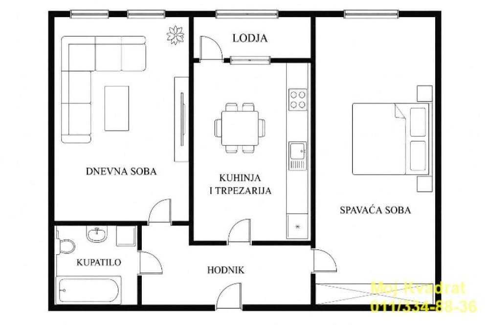Slika 10 - Dvosoban stan na prodaju, 51m2, 170.000€
