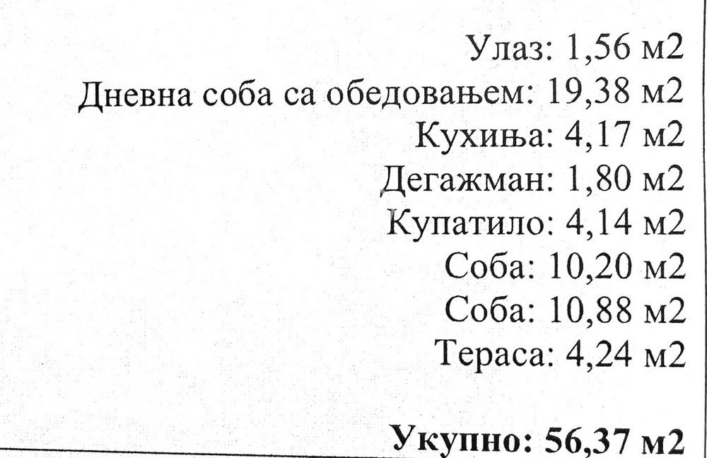 Slika 2 - Mokroluška, Jednoiposoban stan na prodaju, 56m2, 111.520€