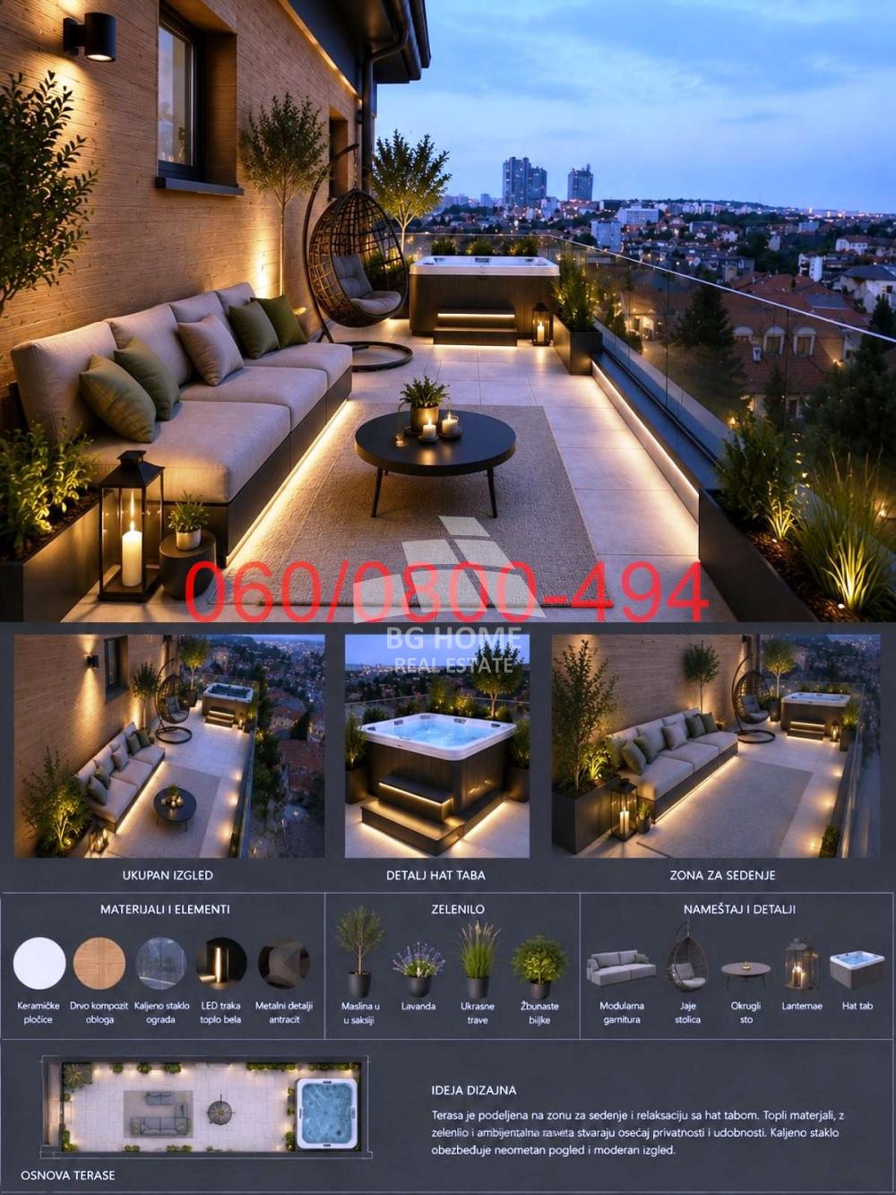 Slika 4 - Vanđela Tome, Dvoiposoban stan na prodaju, 89m2, 205.000€