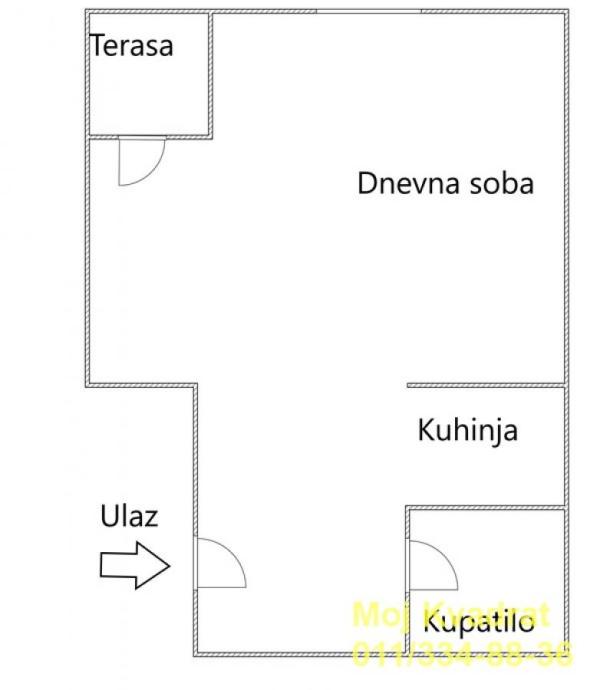 Slika 9 - Jednosoban stan na prodaju, 30m2, 99.900€