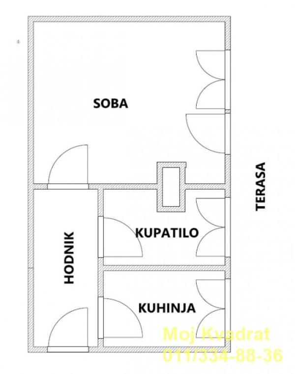 Slika 8 - Jednosoban stan na prodaju, 29m2, 155.000€