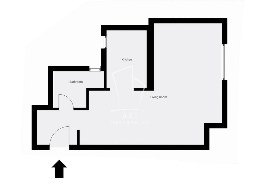 Slika 10 - Ruzveltova, Jednosoban stan na prodaju, 28m2, 120.000€