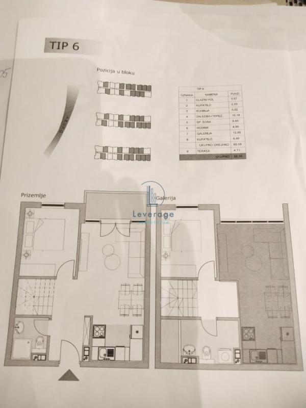 Slika 2 - Trosoban stan na prodaju, 65m2, 205.000€