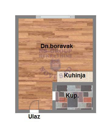Slika 1 -  Stan na prodaju, 24m2, 51.500€