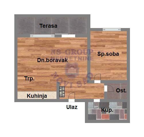 Glavna slika -Dvosoban stan na prodaju, 50m2, 80.550€