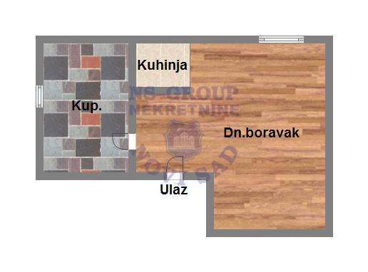Glavna slika -Jednosoban stan na prodaju, 24m2, 45.000€