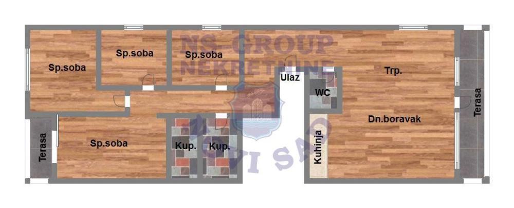 Glavna slika -Petosoban stan na prodaju, 107m2, 224.960€