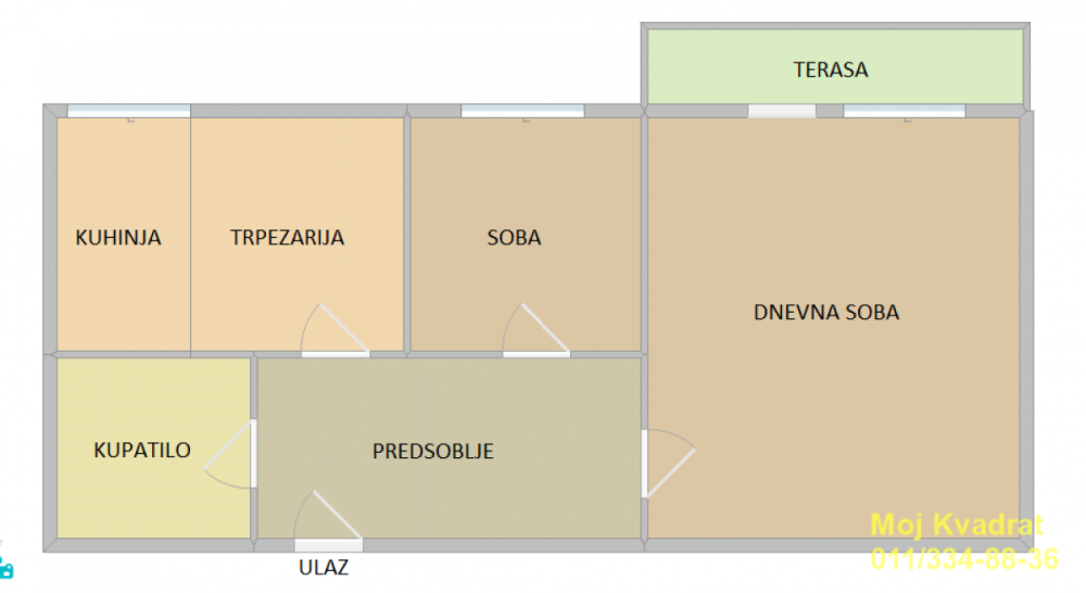 Slika 7 - Jednoiposoban stan na prodaju, 55m2, 135.000€