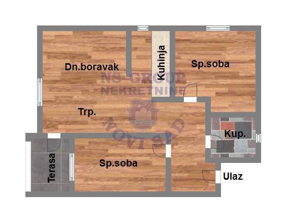 Glavna slika -Trosoban stan na prodaju, 61m2, 172.130€