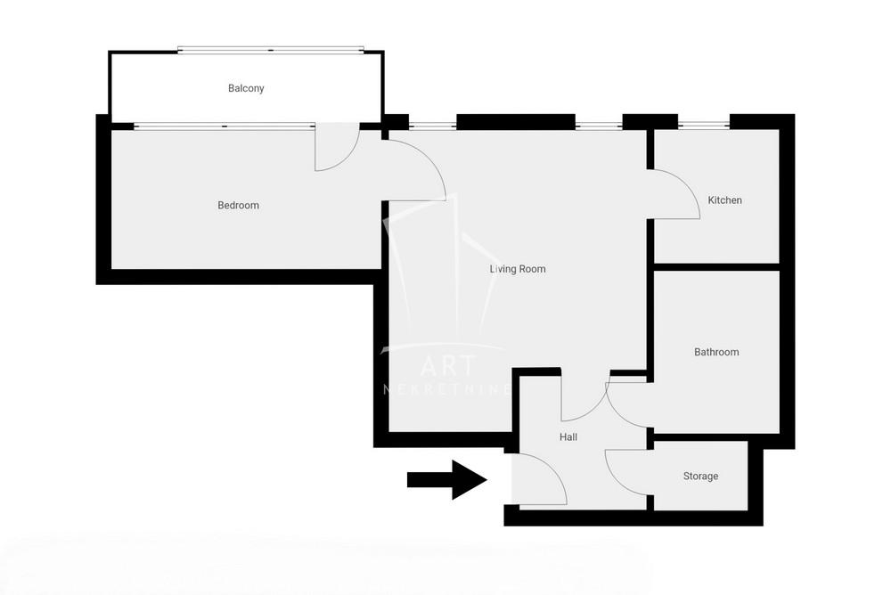 Slika 11 - Ustanička, Dvosoban stan na prodaju, 45m2, 199.000€