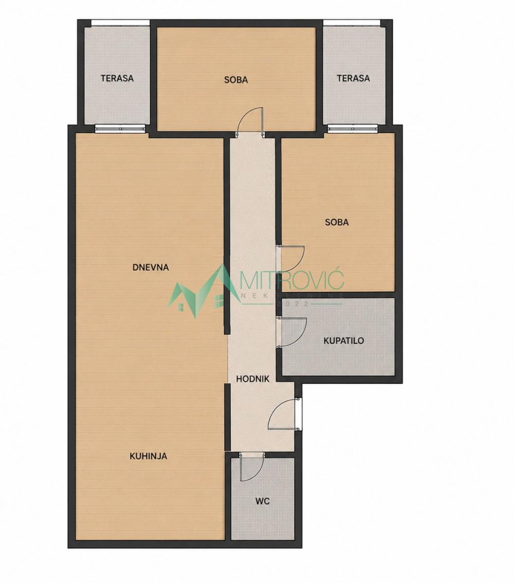 Slika 9 - Trosoban stan za izdavanje, 67m2, 550€