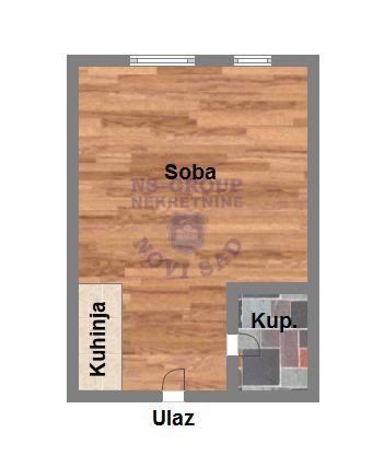 Slika 3 -  Stan na prodaju, 22m2, 40.790€