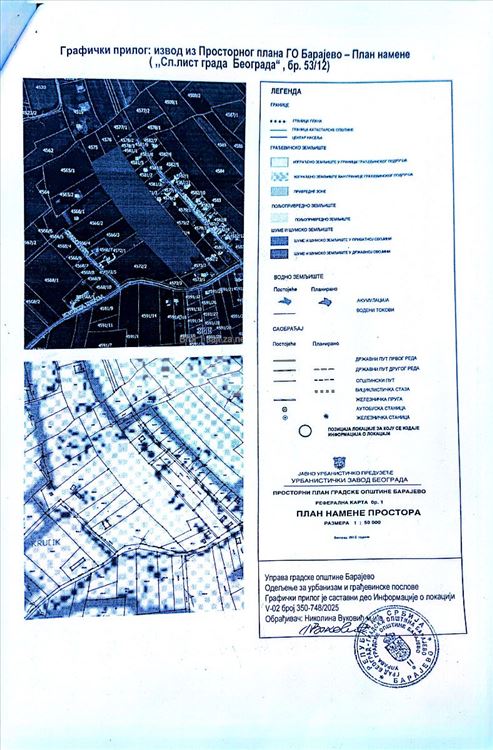 Slika 8 - Borivoja Tasica Plac na prodaju, Barajevo, 25.000€