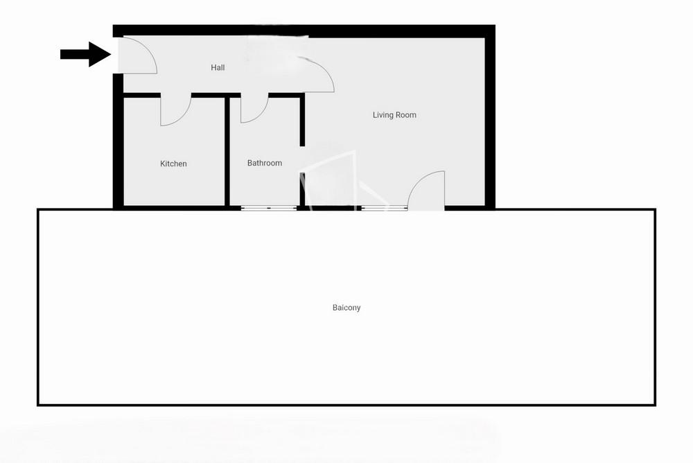 Slika 1 - Bulevar Mihajla Pupina, Jednosoban stan na prodaju, 29m2, 155.000€