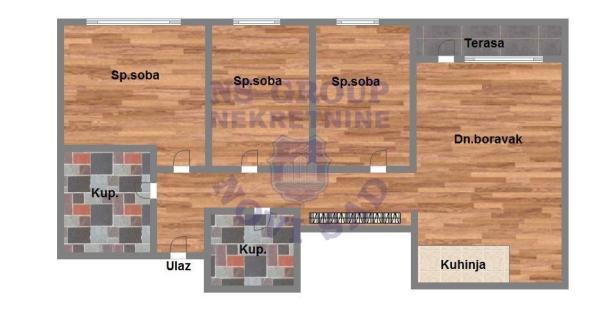 Glavna slika -Četvorosoban stan na prodaju, 75m2, 220.840€