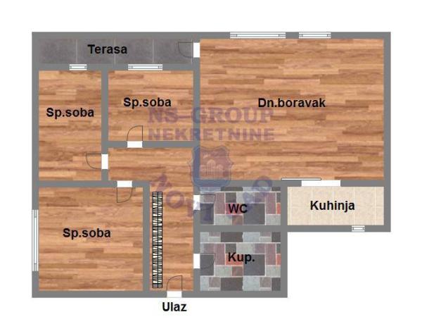 Slika 0 - Bačka, Četvorosoban stan na prodaju, 83m2, 265.230€